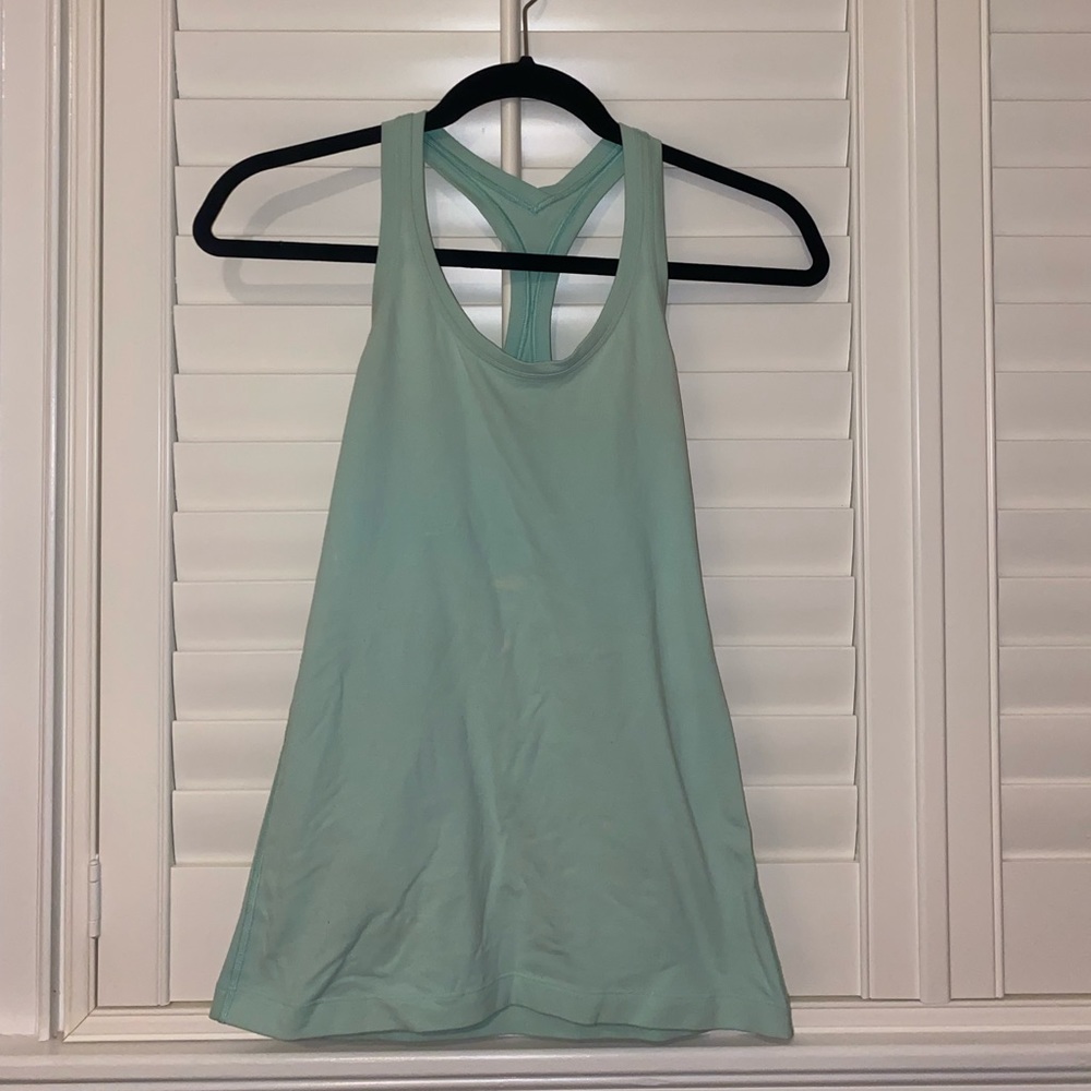 Lululemon Turquoise Racerback Tank